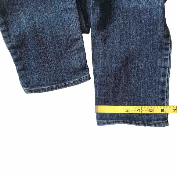 Old Navy Maternity Jeans Med Wash Stretch Full Panel Skinny Size 8 Distressed - Picture 9 of 9